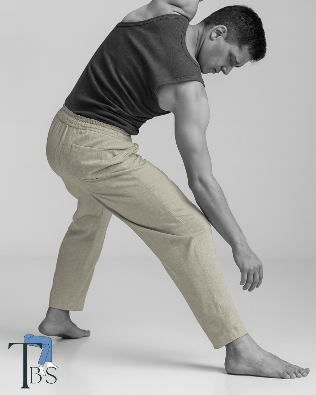 Unisex Linen Bottoms with Side Pockets and Back Pockets