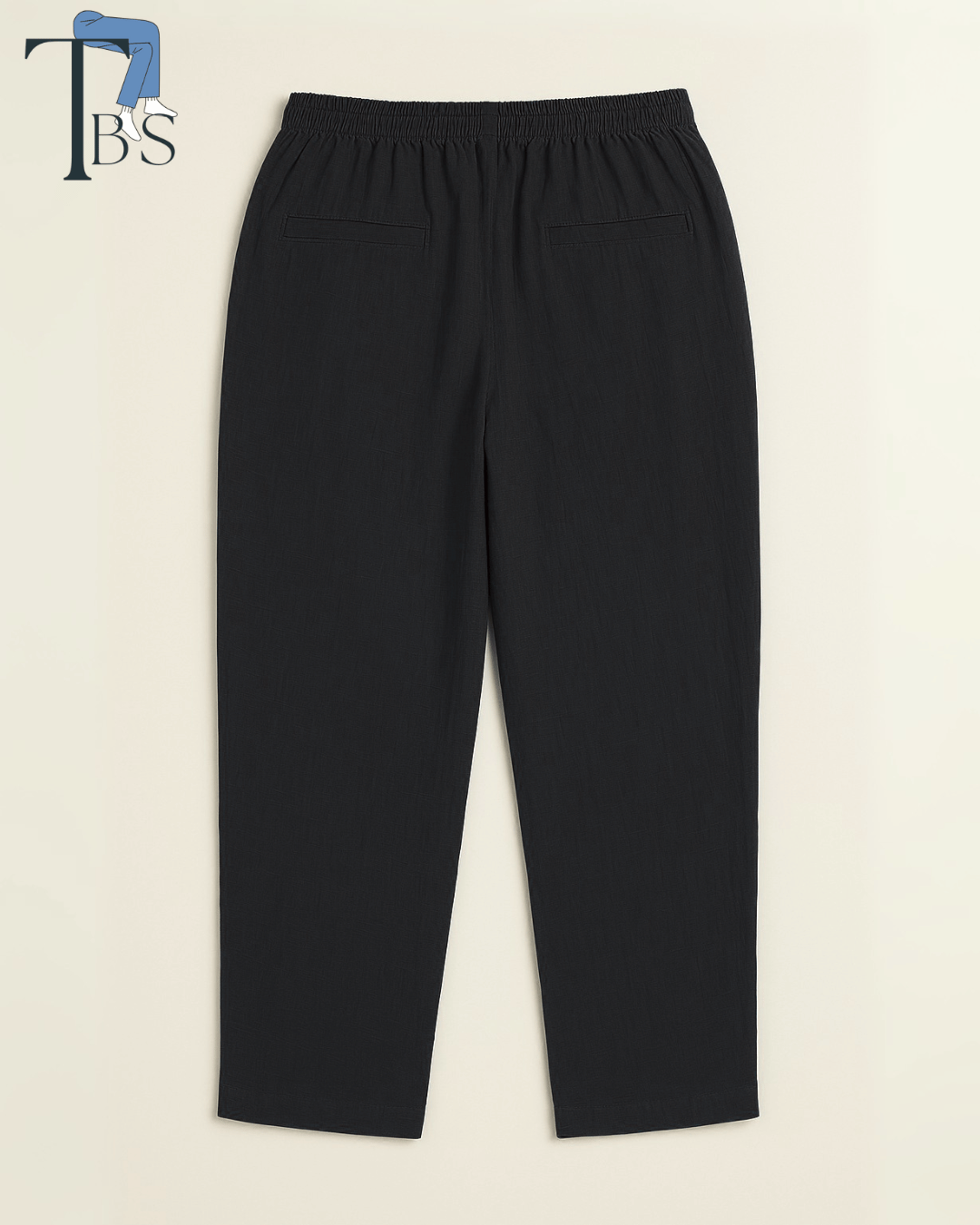 Premium Muslin Bottoms | 100% Organic Cotton | Unisex | Black