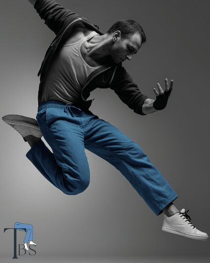 Premium Muslin Bottoms | 100% Organic Cotton | Unisex | Deep Blue