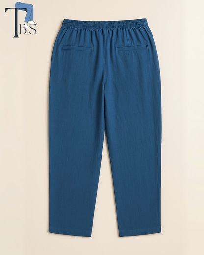 Premium Muslin Bottoms | 100% Organic Cotton | Unisex | Deep Blue