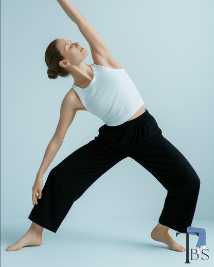 Premium Muslin Bottoms | 100% Organic Cotton | Unisex | Black